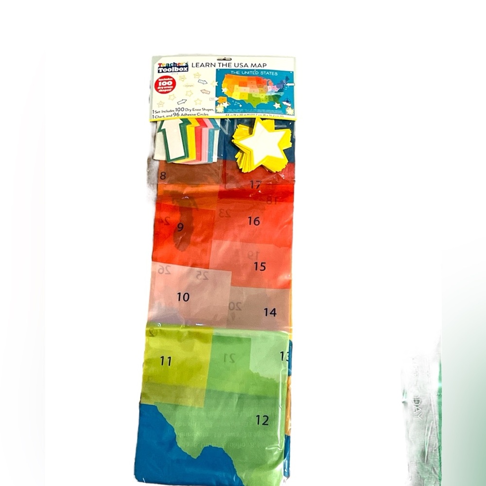 New Teacher’s Toolbox Learn The USA Map With 100 Shapes Classroom Homeschool